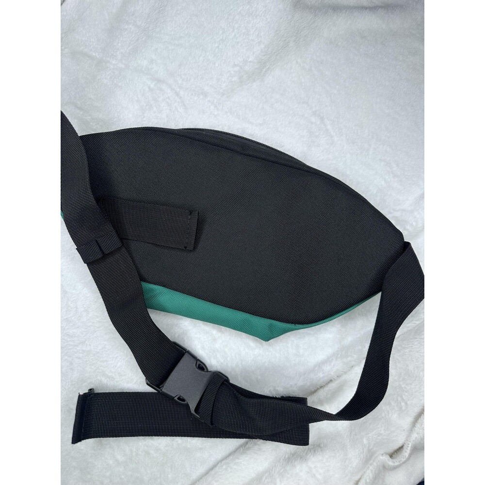 Dutch Bros Belt Bag Womens Medium Green Abstract Fanny Pack Adjustable Zip Strap - Picture 2 of 4